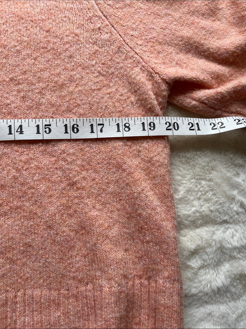 American Eagle Outfitters Soft Peach Button-Up Knit Cardigan - Picture 4 of 5